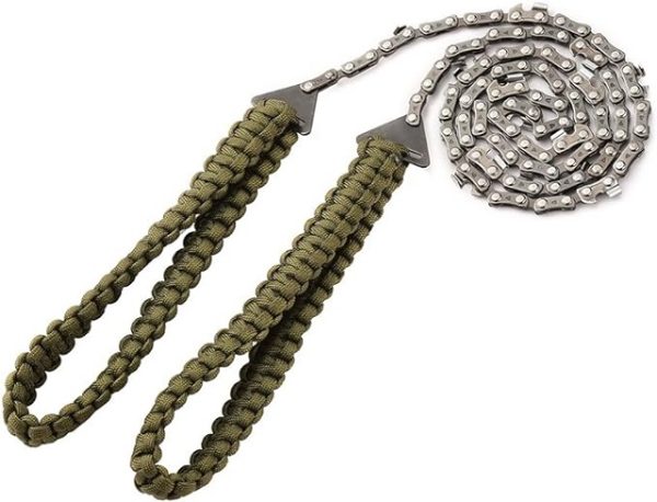 Skyocean Pocket Chainsaw With Paracord Handle