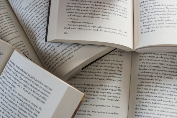 pile of books