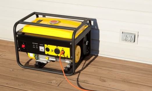 Home generator when power goes out